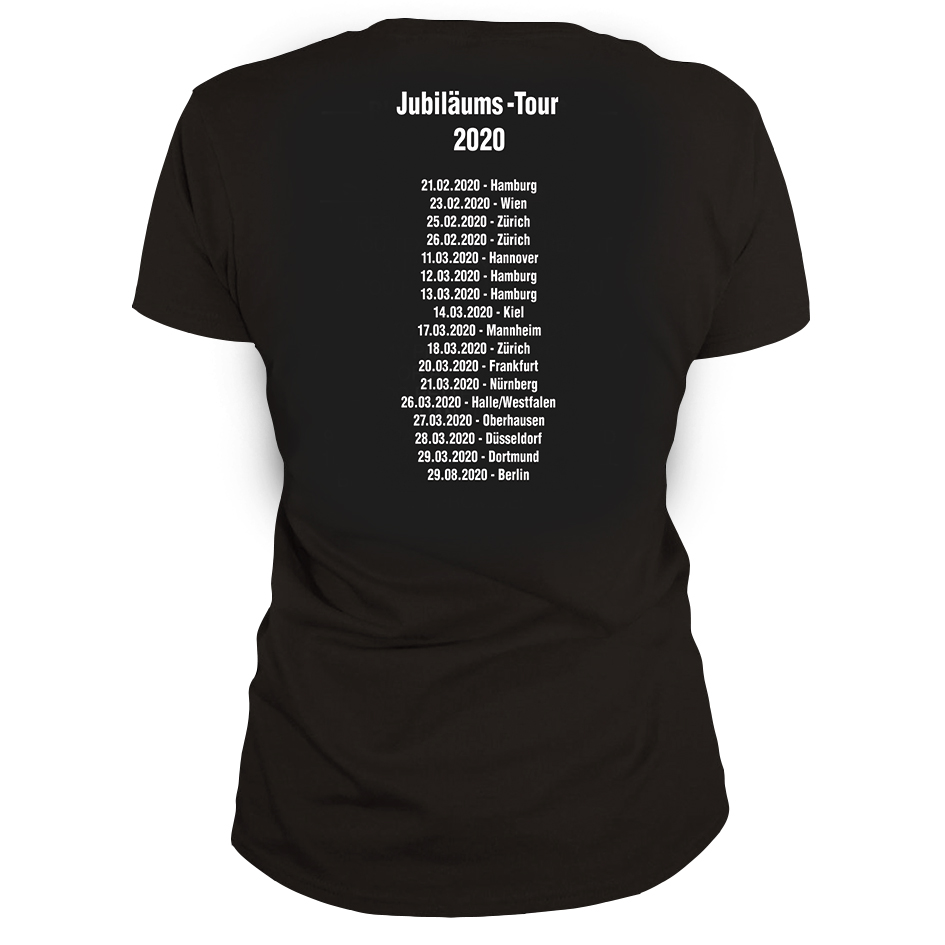 DDF Die drei ??? Tour Shirt 2020 Damen T-Shirt schwarz